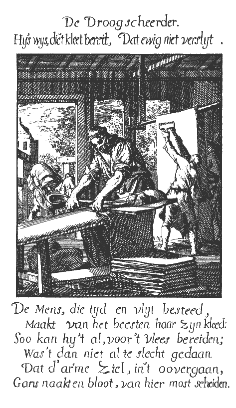 Gravure: Droogscheerder